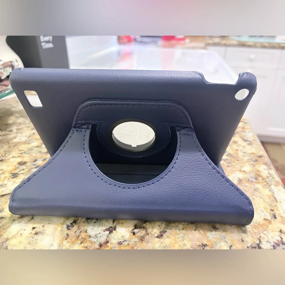 Amazon Kindle Fire HD7 7th Blue Rotating Tablet Case